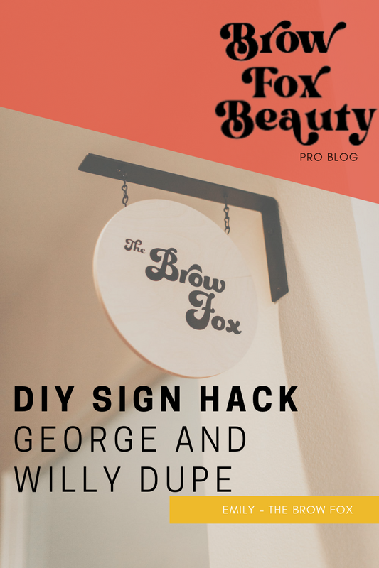 George and Willy Sign Hack