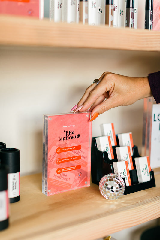 Brow Fox Beauty Shelf Talkers