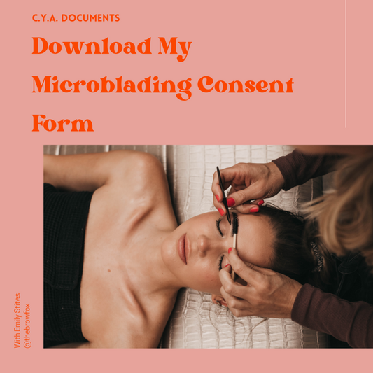 Editable Microblading Consent Form